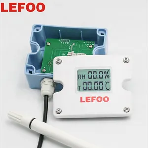 LEFOO เซนเซอร์วัดความชื้นและอุณหภูมิในบ้าน,เซนเซอร์วัดความชื้นอัจฉริยะแบบติดผนัง Rs 485