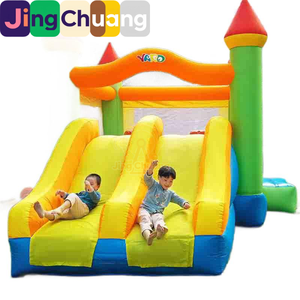 <span class=keywords><strong>Castillo</strong></span> Inflable Infantil con Tobogán, Trampolín Grande para Interiores y Exteriores, Juguete de PVC Reforzado con Doble Tobogán - Product Image 5