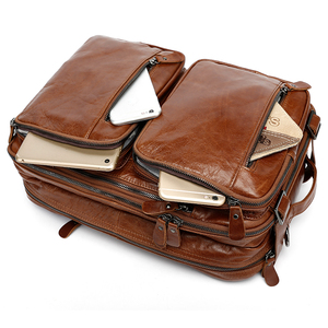 Maletín de Cuero Genuino para <span class=keywords><strong>Hombre</strong></span> Marrant, Bolso de Mano con Asa Superior, <span class=keywords><strong>Mochila</strong></span> de Cuero para Portátil, Maletín de Cuero para <span class=keywords><strong>Hombre</strong></span> - Product Image 4