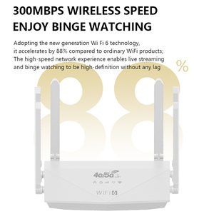 DNXT 4G Wifi <span class=keywords><strong>Router</strong></span> 6 Antenna Với Khe Cắm Thẻ Sim Không Dây Pocket Wifi <span class=keywords><strong>Router</strong></span> 4 LAN Hotspot Wifi Di Động Với 5000MAh Pin - Product Image 3