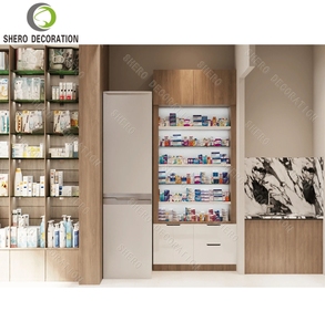 ตู้โชว์เครื่องสำอางแบบโมเดิร์น พร้อมไฟ LED สำหรับร้านค้าปลีกและร้านเครื่องสำอาง - Product Image 3