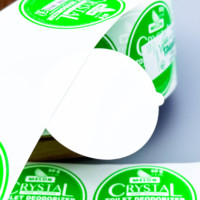 Rouleau d'autocollant imperméable en vinyle pour logo d'entreprise Étiquettes d'emballage alimentaire personnalisées pour le jus de tequila Scellage de marque personnalisable