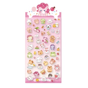 Vinilos Decorativos 3D con Dibujos Animados en Relieve, Autoadhesivos, Resistentes al Agua, Impresos con UV, para Decoración del Hogar Infantil, Tamaños Personalizados - Product Image 2