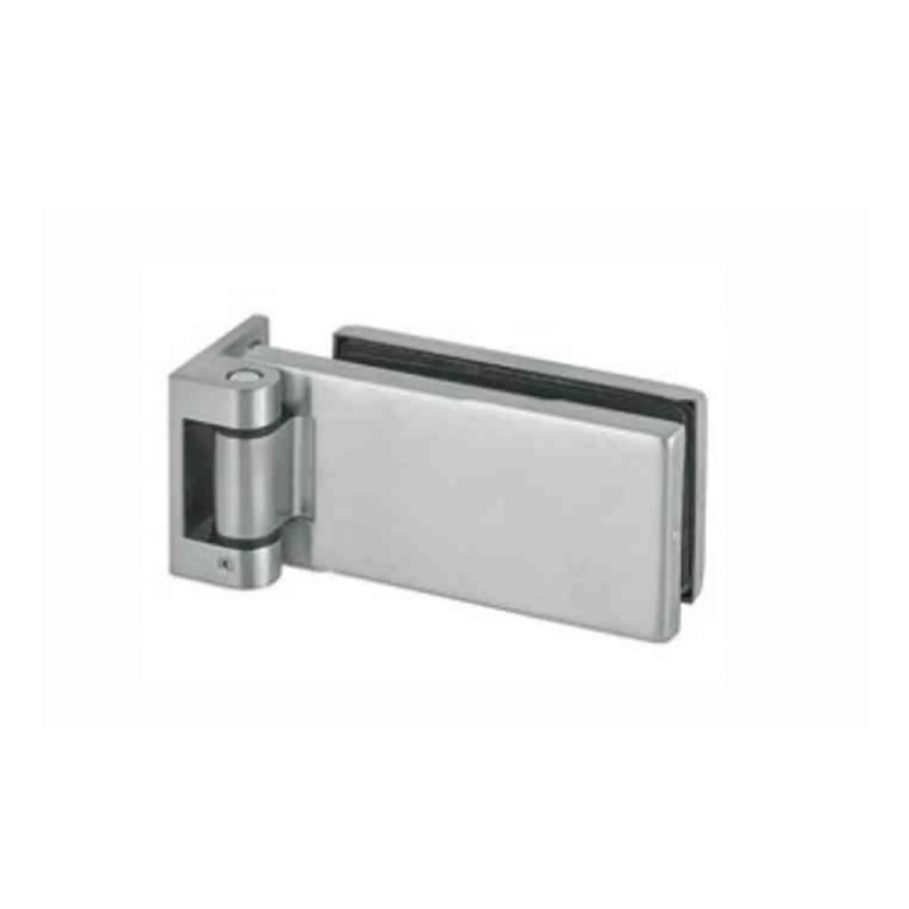 Accessoires de serrure de porte en verre Pivot de porte en verre satiné Cadre en aluminium Porte en verre hing