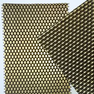 Panneaux de treillis métalliques tissés architecturaux rigides de fabricant direct 0% maille de SS de zone ouverte <span class=keywords><strong>pour</strong></span> la maille de revêtement mural de porte de cabine d'ascenseur - Product Image 4