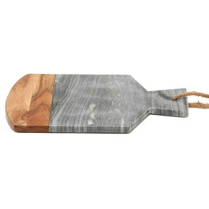 Nouveauté Ustensile de cuisine Planche à découper en bois de manguier de forme rectangulaire personnalisée Design moderne en couleur naturelle - Product Image 1