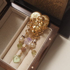 ZX Kirks Folly Dreamland amore nappa angelo spilla specializzata occidentale moda antica Vintage di lusso industria pesante Unisex - Product Image 4