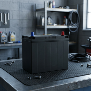 Batterie au plomb scellée neuve M42 L/R 12V pour véhicules équipés d'un système d'arrêt au ralenti - Product Image 3