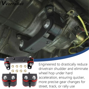 Soporte de Transmisión de Aluminio Reforzado para Subaru WRX STI 02-14 y Forester 04-13, Motores EJ20 y EJ25, Reduce la Vibración WG201 - Product Image 5