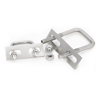Chinese-made M6 M8 M10 M12 Stainless Steel 304 square U-shaped Bolts, Nuts and Fasteners