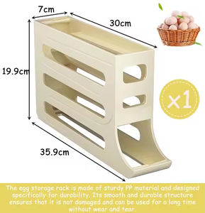 <strong>Egg</strong> Storage 4 Layers Kitchen Refrigerator <strong>Egg</strong> Organizer Container Storage <strong>Rack</strong> <strong>Egg</strong> Storage Box - Product Image 6