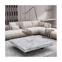 Table de salle à manger en marbre rectangulaire en quartzite verte de luxe Table centrale basse