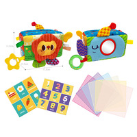 Boîte à mouchoirs pour bébé, jouet éducatif Montessori, jouets sensoriels pour tout-petits, enfants, marque RS, modèle HE8054, 0-24 mois