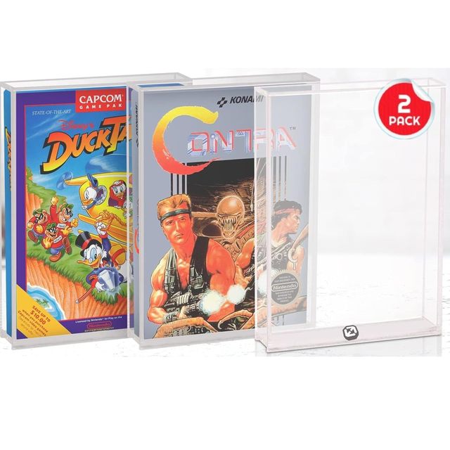 Factory Wholesale Customized Portable Modern Acrylic Video Game Box Storage Case Anti-Dust Anti-UV for Nintendo NES Games