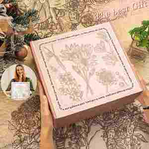 Unique Romantic Birthday <b>Gift</b> for Her Natural Safe Spa <b>Gift</b> Set with Ceramic Mugs Wool Socks and Blanket Get Well Soon <b>Gift</b> <b>Box</b> - Product Image 2