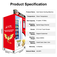 Distributeur automatique de cartes à collectionner sportives et de jeux de cartes à collectionner (TCG) sur le thème de l'anime personnalisé