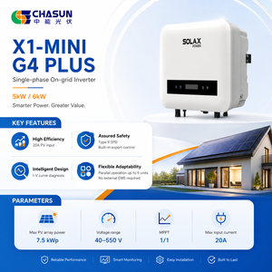 <span class=keywords><strong>SolaX</strong></span> <span class=keywords><strong>X1</strong></span>-MINI G4 PLUS 5-6kW Monofásico Híbrido Solar 21.7A 2 MPPT IP66 5 Optimizadores de Sombra Paralelos para el Hogar 98% de Eficiencia - Product Image 3