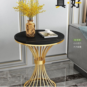 <span class=keywords><strong>Table</strong></span> d'appoint <span class=keywords><strong>ronde</strong></span> en marbre petite <span class=keywords><strong>table</strong></span> <span class=keywords><strong>ronde</strong></span> salon fille balcon rangement petite <span class=keywords><strong>table</strong></span> basse créative - Product Image 3