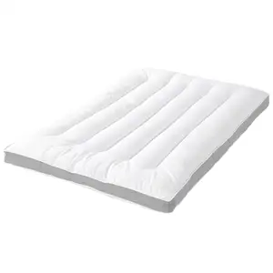 Thin Stomach Sleeper Pillows Flat Bed Pillows for Back Sleeper Sleeping Flat Design for Cervical Neck Alignment and Deeper Sleep
