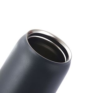 Business Style Matte Stainless Steel Vacuum Water <b>Bottle</b> with Carry Strap, Leakproof Reusable <b>Thermos</b>, - Product Image 6