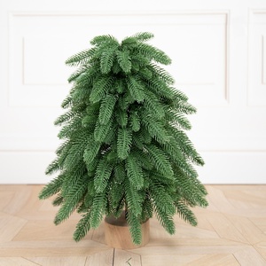 Ensemble de <span class=keywords><strong>sapin</strong></span> de Noël miniature JQ Mini PE Noble Fir, ornement de bureau DIY, cadeau de Noël pour la maison et le bureau - Product Image 1
