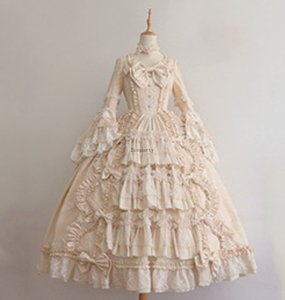 <span class=keywords><strong>Robe</strong></span> de <span class=keywords><strong>Princesse</strong></span> Anime Lolita Cosplay pour Femmes, Mignonne avec Nœud en Dentelle et Mousseline, Robes Cousues, Jupes Amples et Polyvalentes pour Dames 2022 - Product Image 5