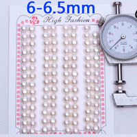 Vente en gros de perles en vrac 5-10.5mm 4A rose violet coloré demi-trou perle d'eau douce naturelle pour la fabrication de bijoux