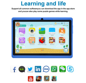 Hot bán 7 inch Wifi MTK Bộ vi xử lý <span class=keywords><strong>Android</strong></span> Tablet PC Quad Core 1 + 8GB bộ nhớ trẻ em Máy Tính Bảng giáo dục - Product Image 6