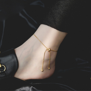 <span class=keywords><strong>Bracciale</strong></span> alla caviglia con catena <span class=keywords><strong>sottile</strong></span> in <span class=keywords><strong>oro</strong></span> Non appannato alla moda in acciaio inossidabile regolabile in <span class=keywords><strong>oro</strong></span> <span class=keywords><strong>sottile</strong></span> con catena di serpente braccialetto alla caviglia per le donne - Product Image 1
