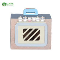 Offre Spéciale logo personnalisé fournitures pour animaux de compagnie papier ondulé chat jouer en carton chat griffoir maison