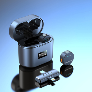 Mini Hidden không dây Lavalier mic 2-Pack - Magnetic Clip tiếng ồn hủy bỏ cho <span class=keywords><strong>vlogging</strong></span> ve áo mic Plug & Play cho Iphone <span class=keywords><strong>Android</strong></span> - Product Image 5