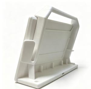 Composant de prototypage rapide imprimé en 3D en plastique ABS blanc pour usage industriel personnalisé - Product Image 2