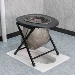 Toilette de camping pliable portable 3L en acier au carbone personnalisé, plastique durable, multifonctionnelle, emballée en petit lot - Product Image 2