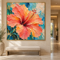 Peinture à l'huile Cheval Blanc avec Filigrane en Feuille d'Or, Art Mural Texturé 3D en Impasto sur Toile, Peinture Animale Moderne pour Décoration de Salon