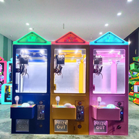 Nouvelle machine à mini-grue 2025 pour enfants à domicile - Version machine à peluches, jouet interactif parent-enfant, garantie 1 an