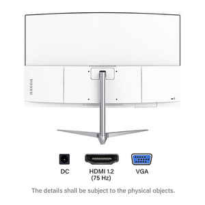 Oem <span class=keywords><strong>pas</strong></span> <span class=keywords><strong>cher</strong></span> haute résolution Ips sans bordure N Vision Led panneau écran d'affichage Dc basse tension 27 <span class=keywords><strong>pouces</strong></span> Full Hd incurvé <span class=keywords><strong>Pc</strong></span> moniteur 27 <span class=keywords><strong>pouces</strong></span> - Product Image 2