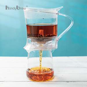 Termo con colador para infusión de té, diseño gris para verter, construcción sin BPA, directo de fábrica, para suministros de cafetería - Product Image 6