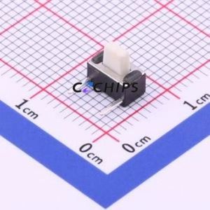 TC-1101DE-C-F Tactile Switch Through hole Component THT Switch Single Pole Single Throw Rectangle Button 2.6N Right Angle Insert - Product Image 1
