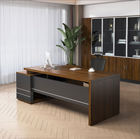 Bureau d'ordinateur moderne pour cadres, extensible, modulaire, en MDF, mobilier de bureau