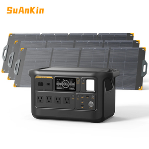 Station d'alimentation portable extérieure multi-sorties F1000LFP 1500W 960Wh avec entrée de charge solaire 600W pour le camping et les situations d'urgence - Product Image 1