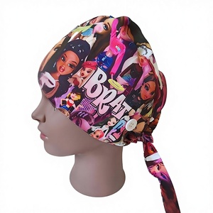 Cappelli Chirurgici PPG con Fodera in Raso, Design Personalizzato con Stampa Cartoon, Unisex, Cappelli da Infermiere con Fodera in Raso, Cappelli Chirurgici con Stampa di Personaggi - Product Image 5