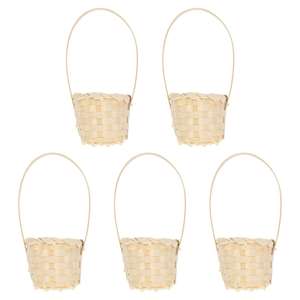 Panier de rangement en bambou naturel fait main, tressé à la main, écologique, pour le linge, les jouets, la décoration intérieure - Fournisseur - Product Image 3