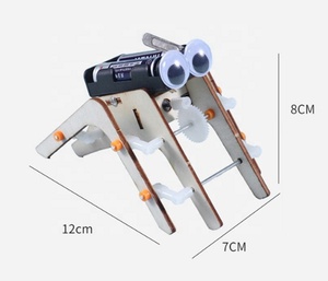 Giocattoli fai-da-te in legno sviluppo intellettuale Spider Robot Kit di esperimenti scientifici STEM giocattoli <span class=keywords><strong>Puzzle</strong></span> fisici giocattoli per bambini - Product Image 2