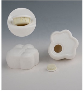 Yeni özel basit seramik kedi pençe şekilli kül Urn mezar cenaze Cinerary tabut evcil ve insan külleri için - Product Image 4