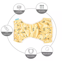 Happy Flute – couche de natation imperméable, réutilisable, lavable, pour bébé, vente en gros