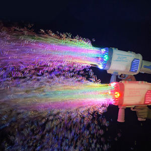 <span class=keywords><strong>Pistola</strong></span> <span class=keywords><strong>de</strong></span> <span class=keywords><strong>Burbujas</strong></span> <span class=keywords><strong>de</strong></span> Juguete con Luz, Tipo Gatling, <span class=keywords><strong>de</strong></span> Plástico, con 52 Agujeros, la Más Popular - Product Image 1