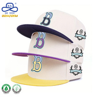 Gorras de Béisbol de Moda con Combinación de Colores, Visera Plana, Calidad Premium, Totalmente Personalizables, para Uso Casual Urbano Unisex