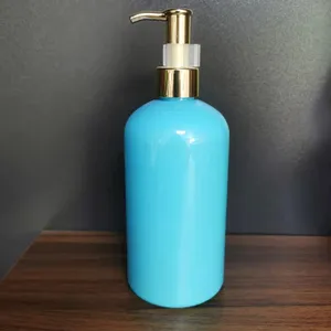 Mavi kirpik yuvarlak şampuan şişesi s 500ml lüks erkekler için 1 litre şampuan şişesi premium