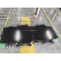 Robot AGV industriel pour parking de voitures, 3 tonnes, navigation laser SLAM, protection IP54, double mode, pour ligne d'assemblage automobile