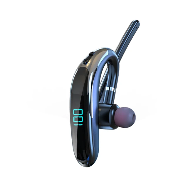 Original Factory K20-2 Wireless Music Player Earphone 180 Degree Rotation Single Business Headphone Led Display Ear Hook Earbuds